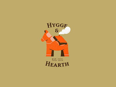 H&H. art direction brand architect branding cocoon dala horse graphic design home sweet home house hygge identity logo logotype