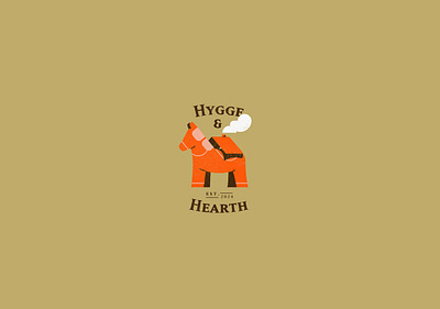 H&H. art direction brand architect branding cocoon dala horse graphic design home sweet home house hygge identity logo logotype