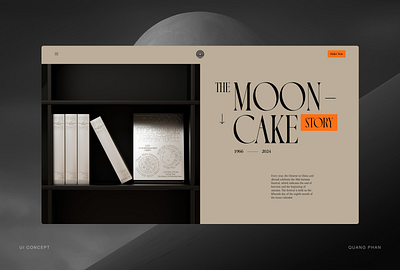 The Mooncake Story 3d application book branding clean design figma illustration interface layout logo minimal mooncake motion typography ui webdesign