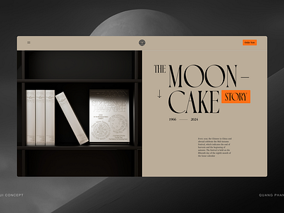 The Mooncake Story 3d application book branding clean design figma illustration interface layout logo minimal mooncake motion typography ui webdesign