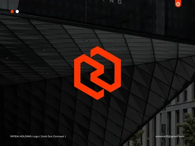 RIFIDA HOLDING , LOGO & BRAND IDENTITY DESIGN . 3d app logo art brand guidlines brand identity branding building logo concept creative graphic design grid logo holding company logo illustration letter logo logo logo design logotype r logo real estate logo wordmark