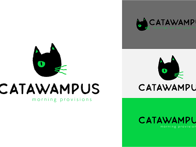 Catawampus Morning Provisions brand development branding graphic design logo logo design vector