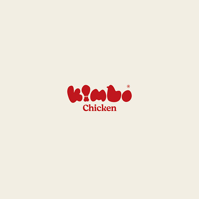 kimbo chicken abstract branding brandmark chicken design illustration lettering logo logotype wordmark