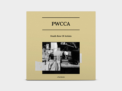 PWCCA - Death Row of Artists artwork for music graphic design