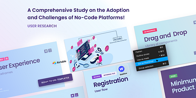 A Comprehensive Study on the Adoption and Challenges of No-Code no code user research