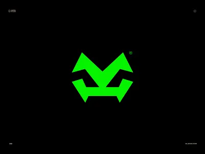 MH 🐍 badge branding design graphic design icon identity illustration logo logotype mascot monogram simple snake sports