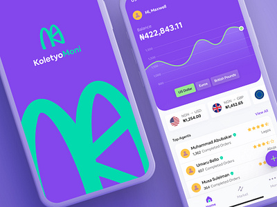 KoletyoMoni – Currency Exchange App app design exchange financial product design ui