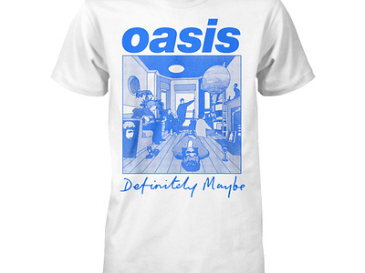 Oasis – Definitely Maybe Shirt design illustration