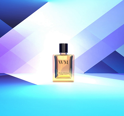 a 3D Perfume product animation done in blender 3d 3danimation 3dart animation beauty blender branding motion graphics perfume