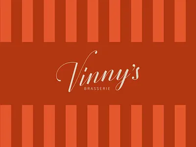 Vinny's logo reveal animation branding fine dining logo reveal restaurant