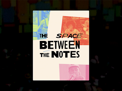 The Space Between - Animation Concept animation exploration graphic design motion graphics typography