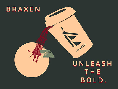 BRAXEN - UNLEASH THE BOLD BRAND/VISUAL IDENTITY artdirection brand identity branding coffeeshop creative direction logo design visual identity