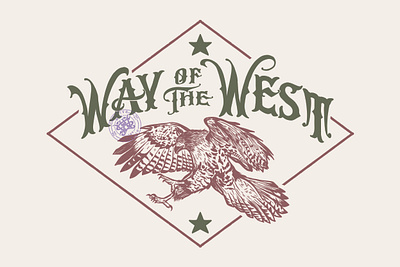 Way Of The West (Approved Design) branding company brand logo company branding company logo design graphic design illustration logo typeface