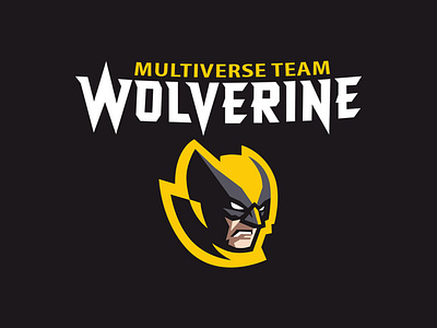 Wolverine branding design esport graphic design illustration logo marvel sport sport logo team wolverine