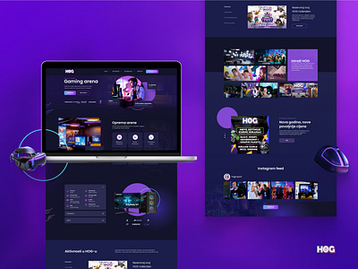 Gaming arena web design and development elementor pro web design web development wordpress development