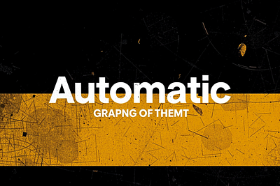 Automatic Grunge Photoshop Template branding design graphic design illustration vector