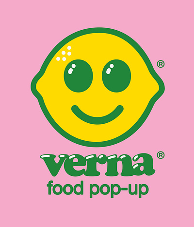 Logo Design Verna Food Pop-up graphic design logo design