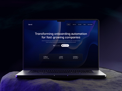 Gen IX - Website clean design illustration landing landing page modern ui