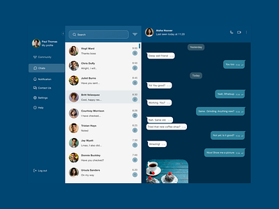 Chatbox dashboard UI chatdashboard chatuiux messagesdashboarduiuxdesign ui