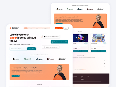 EdTech Landing Page Redesign edtech edtech landing page edtech website design education education landing page education web design education website landingpage productdesign ui ux web design website