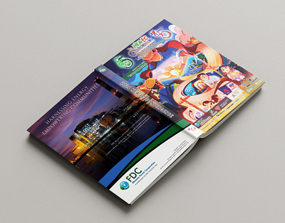 2024 NEA-EC Convergence 55th NEA Founding Anniversary book design graphic design souvenir program