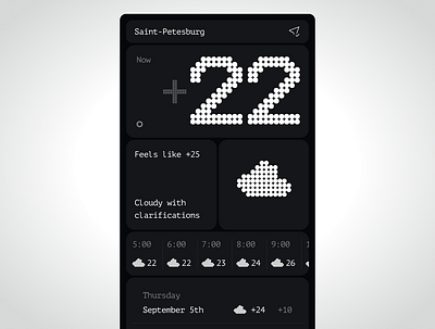 Nothing OS | Weather App concept app concept nothing nothing os nothing weather os ui weather