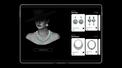 Bundle Prototype Animation animation e commerce jewelry prtototype uxui