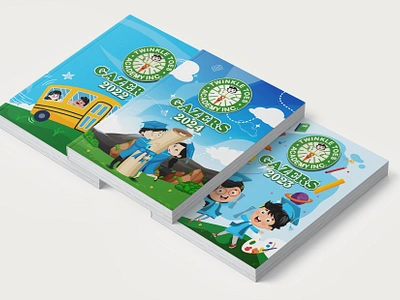 Twinkle Toes Academy Inc. (YEARBOOK) GAZER 2022 - to Present book publishing educational design graphic design layout design photography integration print design project management school projects student yearbook teacher collaboration yearbook design