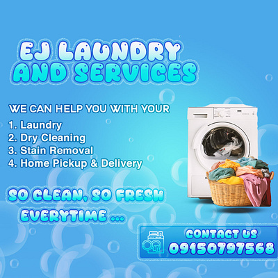 laundry service design . branding graphic design logo