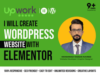 WordPress web design and development business website code css e commerce elementor html offer php responsive services shopify technology upwork web design web development website designing website development wordpress wordpress development wordpress website development