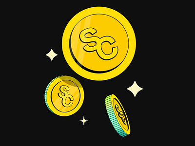 Simply Codes Token 2d ai animation branding coin design game illustration lottie thelittlelabs token ui ux