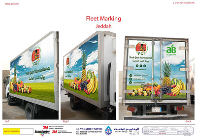 Truck Banner Design banner delivery design food graphic design illustrator mockup photoshop print truck