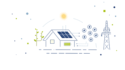 Solar energy explainer 2d 2d animation after effects animated explainer animation explainer video flat illustration minimalist motion graphics