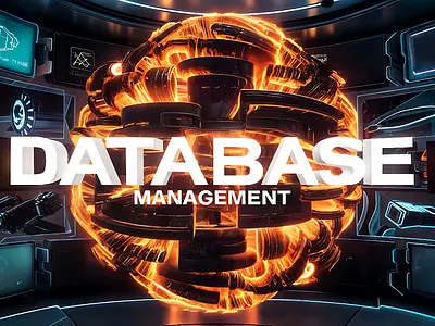 Data Base Management Circle Core Animated for Content - 8K 3d animation branding graphic design logo motion graphics