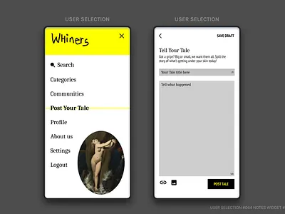 USER SELECTION #064 NOTES WIDGET #65 branding dailyui logo ui