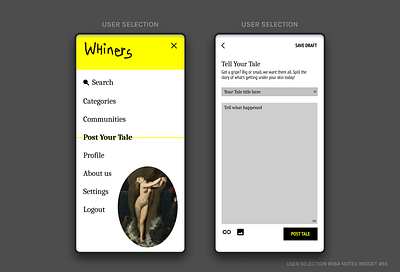 USER SELECTION #064 NOTES WIDGET #65 branding dailyui logo ui