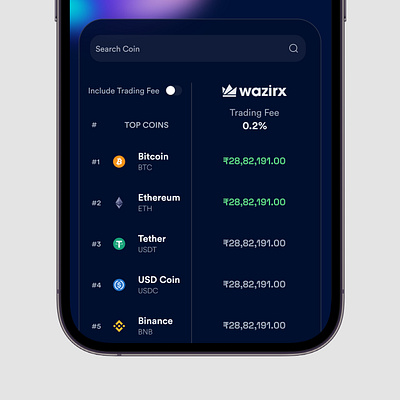 🌐 Coin Compare — Crypto Price Comparison Platform 🌐 crypto dark dashboard trading ui