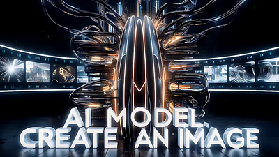 Ai Model Create An Image Animated for Prompt Engineering Content 3d animation branding graphic design logo motion graphics