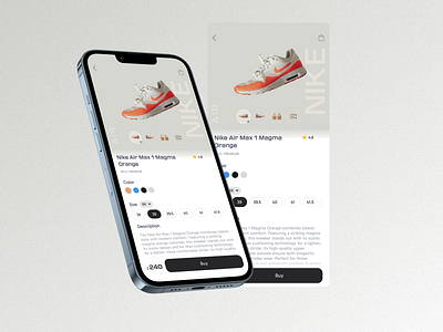 Product Page for an E-commerce Mobile App daily ui mobile product design ui