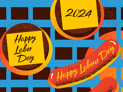 Happy Labor / Labour Day cheese cheeseburger cookout grill hot dog labor day labour day link