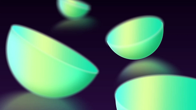 abstract sphere animation graphic design