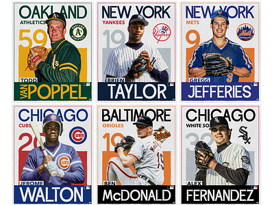 MLB Busts Designs athletics baseball branding design designer graphic design mlb sports sportsdesign typography