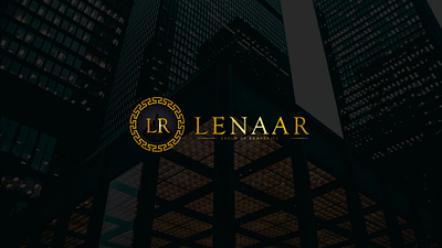 Stunning Brand Identity for Lenaar Pvt ltd aesthetic branding building construction graphic design logo
