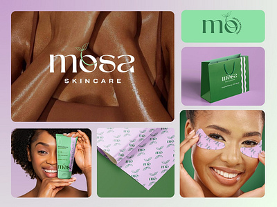 Mosa Skincare - Brand identity Design branding graphic design logo