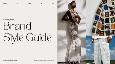 Yarn By Knots Fashion Brand Style Guide branding