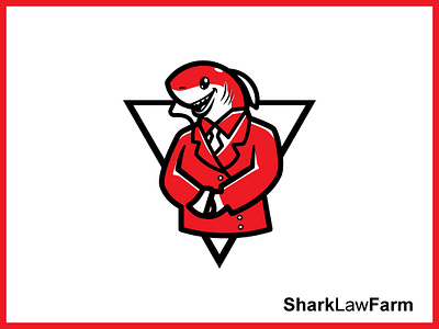 Shark Lawyer Logo | Law Firm attorney creative design fin fish illustration law firm law firm logo law office lawyer logo shark shark illustration shark law shark law firm shark lawyer logo sharks