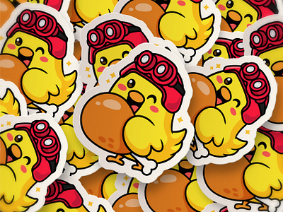 Chicken 🍗 🐔 animal branding cartoon character chick chicken chickens cute doodle farm flat food fried chicken icon illustration logo mascot pet yellow