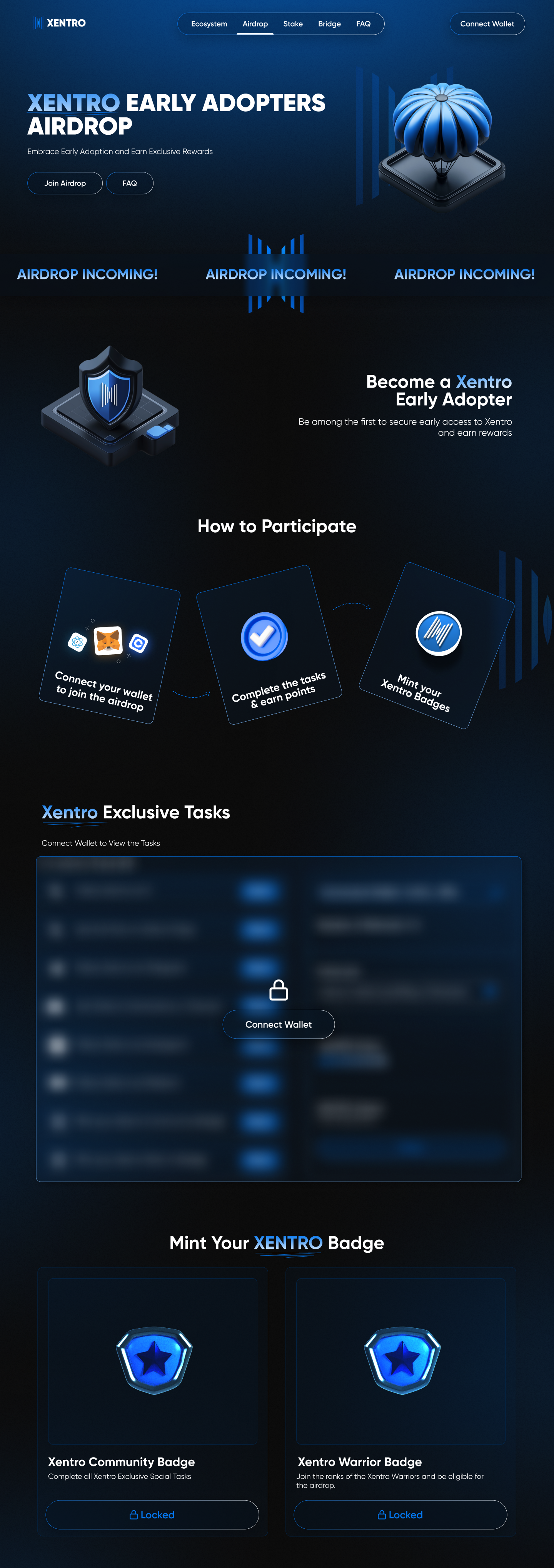 Crypto Airdrop Website UI/UX by Muhammad Waleed | 🚀 Expert UI/UX Designer  |Framer Expert | 🧠 Specializing in Enterprise Solutions on Dribbble
