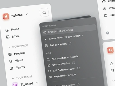 Beautiful Icons = Beautiful Sidebar UI clean icons minimal modal sidebar ui