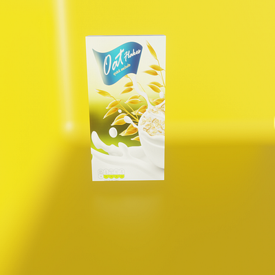 UV 3D Model 3: Cereal Product 3d animation app branding design graphic design illustration logo motion graphics typography ui ux vector